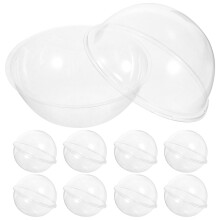 10Pcs Clear Bakery Boxes Pet Individual Cupcake and Dessert Storage