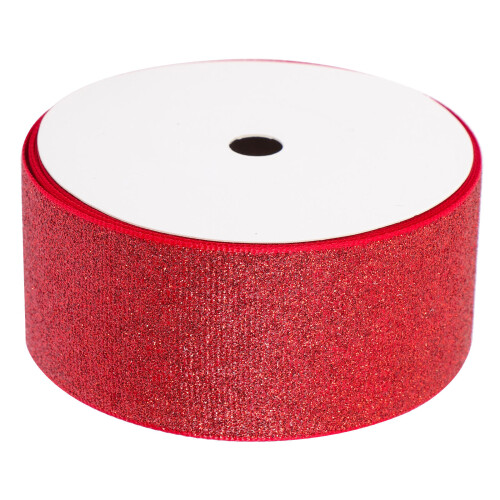 5Rolls Glossy Red Ribbon Roll for Christmas Tree, Gift, and Cake Decor 1