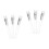6Pcs Contouring Nose Brushes Multi Color Ps Handle for Nose Makeup 1