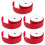 5Rolls Glossy Red Ribbon Roll for Christmas Tree, Gift, and Cake Decor 6
