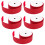 5Rolls Glossy Red Ribbon Roll for Christmas Tree, Gift, and Cake Decor 7