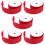 5Rolls Glossy Red Ribbon Roll for Christmas Tree, Gift, and Cake Decor 8