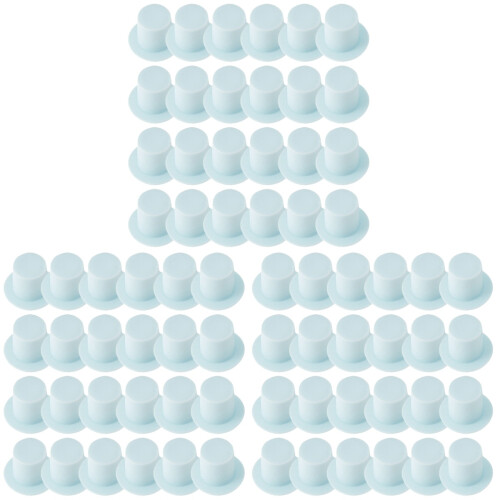 360Pcs Handicraft Sky-Blue Mini Top Hats for DIY Projects and Cosplay