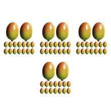 200Pièces Olives Simulées En Mousse Pour Décor Maison Photographie