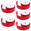 5Rolls Glossy Red Ribbon Roll for Christmas Tree, Gift, and Cake Decor 10