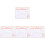 4Pcs Assorted Color Paper Wall Calendars Practical Room Daily Use 2024 1