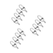 12Pcs Multifunctional Heavy Duty Wire Rope Tightener Silver Steel