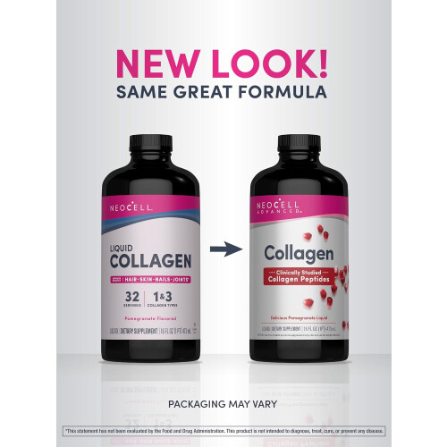 NEOCELL Collagen Liquid Pomegranate16 floz 473 ml 1