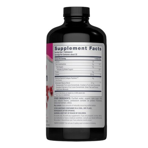 NEOCELL Collagen Liquid Pomegranate16 floz 473 ml 2