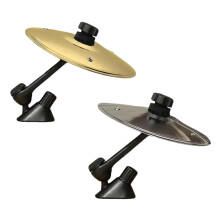 Car Air Vent Decoration Drum Cymbal, Durable Nickel Finish, StressRelief Interior Accessories, 2 Pack