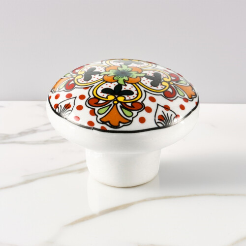 (9) Boho Ceramic Knobs for Cabinets & Drawers 2