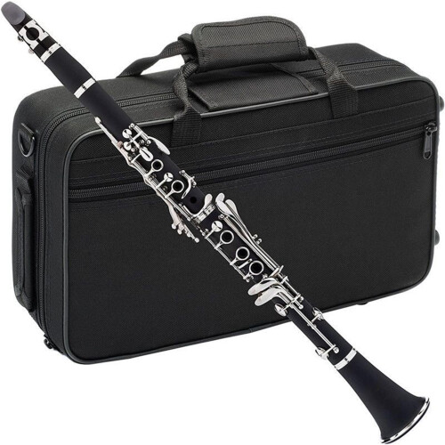 Professional Bb Clarinet 17 Key Bakelite with Smooth Key Action and Durable Construction for Beginners 1