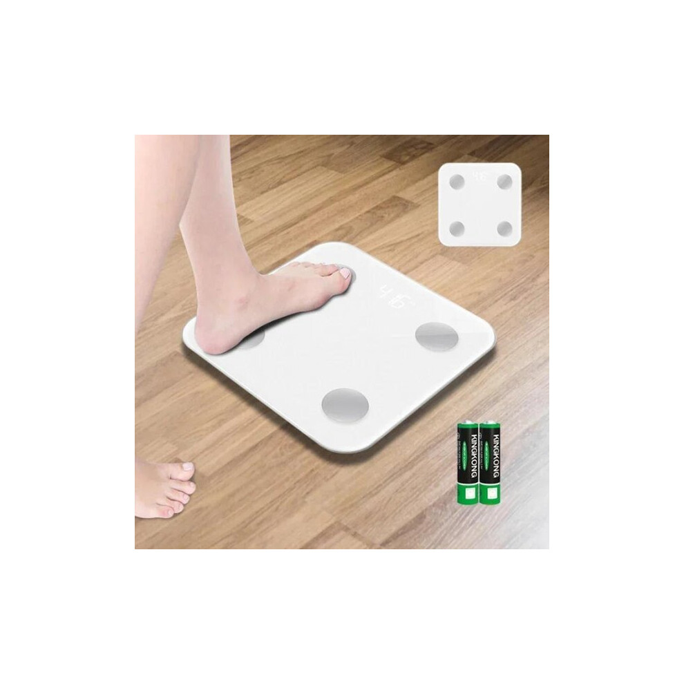Digital Scale With No Chemical Composition, 180Kg Capacity And Tempered Glass Platform For Accurate Body Weight Monitoring 6901508507364