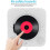 Lecteur CD portable, système d'enceintes domestique Bluetooth FM mural avec télécommande et lecture USB 4