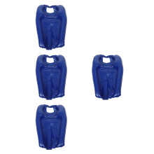 4St Draagbare Shampoo Basin Van 0.25mm PVC, Opblaasbare Blauwe Wasbak