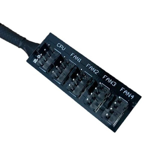 Câble séparateur PWM 4/5 broches pour ventilateurs PC, compatible avec headers mère, 37 cm 1