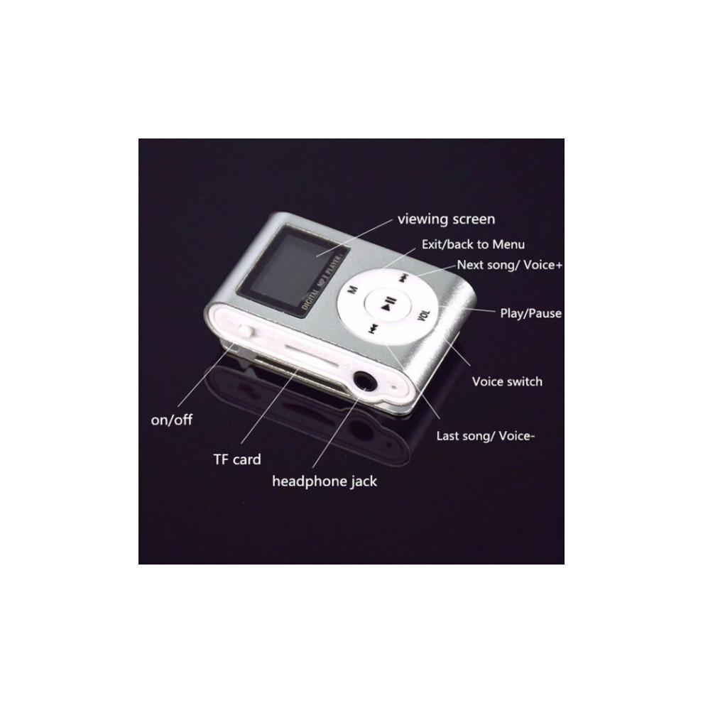 Touchscreen Mp3 Player With 1.2-Inch Display And Integrated Speaker, Portable Music Player With Lithium Battery 6901508498990