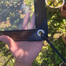 Ulkokäyttöön tarkoitettu suojapressu 30x20cm, kestävä säänkestävä suojus integroiduilla lenkeillä helppoa asennusta varten