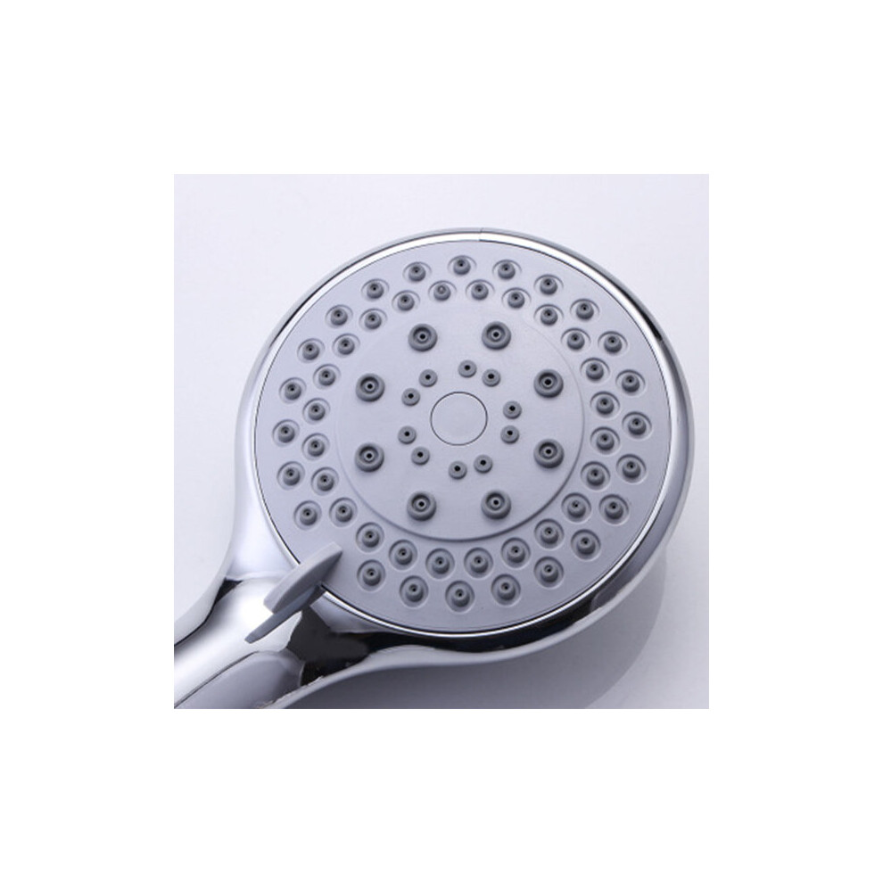 Handheld Shower Head For Bathroom, Rust-Resistant Chrome Abs With Adjustable Holder, 5 Mode Spray For Children Pets 6901508509702