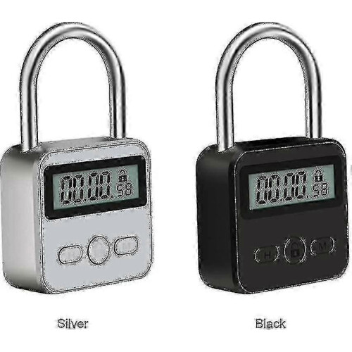 Μεταλλικό Κλείδωμα Χρονομέτρησης 99 Ωρών LCD για Γυμναστήριο, Κουζίνα, Ταξίδια