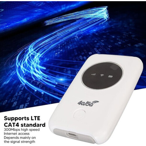 Πορτοατικό WiFi Hotspot με Υποδοχή SIM, 300Mbps, Σύνδεση έως 10 Συσκευές, Μπαταρία 3200mAh 2