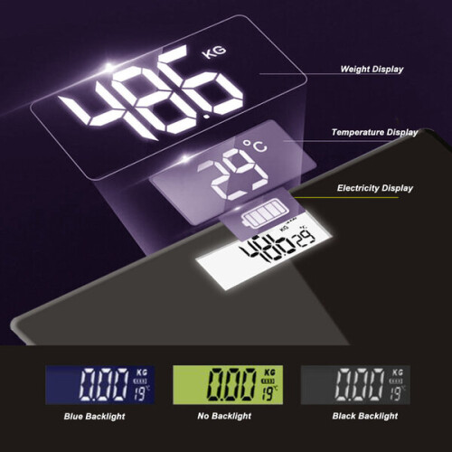 Accurate Bluetooth Smart Scale, Tempered Glass ABS Construction, Long-Lasting Battery Included 2