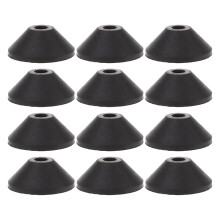 Zehuanyu 12 Stuks Tank Naar Bowl Pakking Wasmachine Kit Toilet Zwart