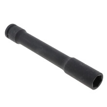 19 mm slagdop met 1/2 inch aandrijving, zeskant en Surface Drive-technologie voor slagmoersleutel