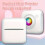 Portable Thermal Label Printer for Android Phones, Mini Wireless Printer for Student Notes and Home Office Use 3