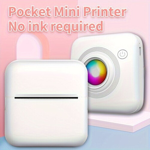 Portable Thermal Label Printer for Android Phones, Mini Wireless Printer for Student Notes and Home Office Use 2