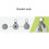 Support mural compatible avec Google Nest Mini 2e génération, ABS blanc, sans perçage, gestion des câbles. 2