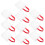 10 Stks Draagbare Graffiti Candy Tassen Verdikte Non-Woven 1