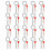 Replacement Locking Pin and Seal Set for Fire Extinguishers, 20-Pack, Heavy-Duty Iron Construction, Tamper-Evident 2