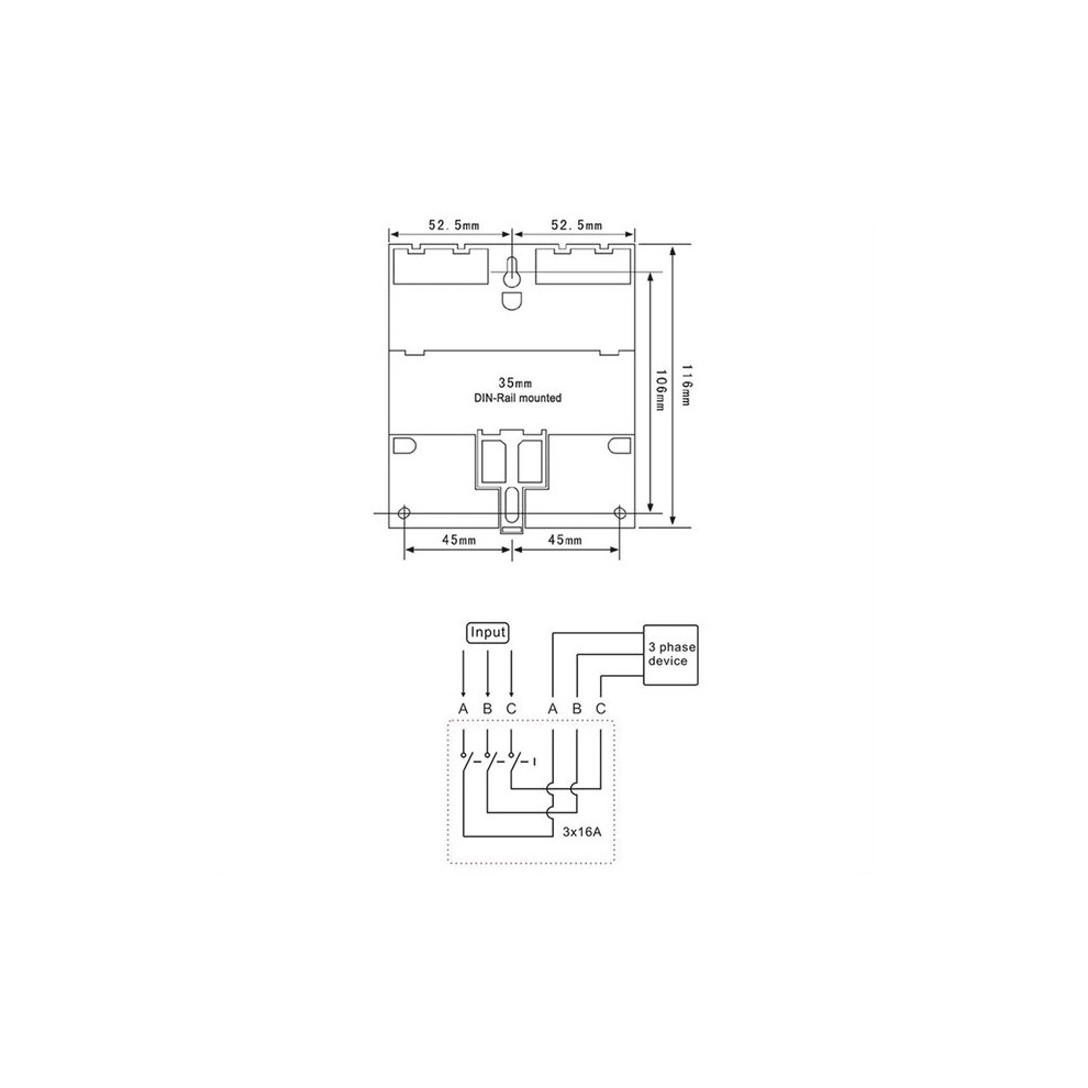 Digital Time Switch With 17 On/Off Settings, Minute Accuracy Lcd Display For Weekly Programming 6901508520424