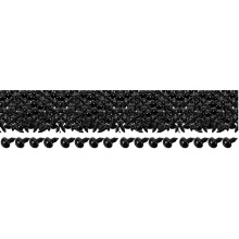 400St Zwarte Plastic Kunststof Decoratieve Voor DIY