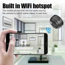 Caméra de Surveillance WiFi Sécurité Intérieure 90 360 Rotation Vision Nuit Détection Mouvement 32GB