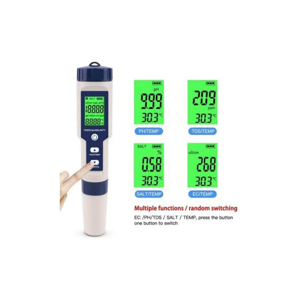 Laboratory Ph Meter With Atc And Ip67 Rating, Titanium Alloy Probe For Stable Accurate Water Testing, Auto-Off 6901508528109