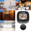 Campainha de Vídeo com Câmera de 0.3MP e Tela de 2.4 Polegadas, Memória Integrada, Plástico ABS para Porta de Casa Plana 1