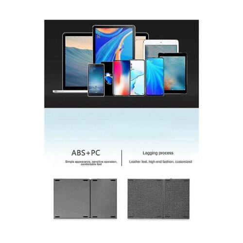 Ultra-Portable Foldable Keyboard with Touchpad, 100-Hour Battery, Bluetooth 5.1, 81-Key, Compatible with iOS Android Windows 2