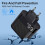 Ταξιδιωτικό Adaptar USB με 5 Θύρες και Type-C, Συμβατό με Κινητά και Laptop, 3.5A, Compact 2