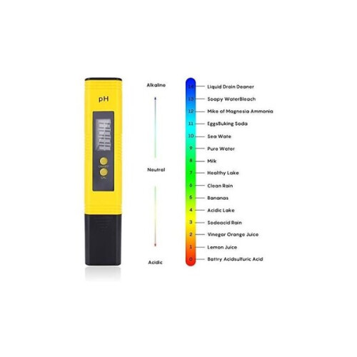 Ψυγόμετρο Ψηφιακό με ATC, Οθόνη LCD 0.1 pH για Εργαστήριο, Νερό, Πισίνα, Υδροπονία 1