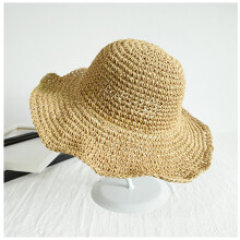 (Khaki) Foldable Sun Hat for Women - UPF Protection