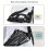 Wall Projection Screen Foldable and Lightweight, High-Density Polyester with Adhesive Mounting System 4