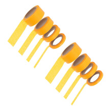 8Rolls Thin Yellow Masking Tape for DIY Auto Paint and Art Masking