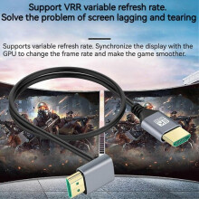 48 Gbps HDMI 2.1-kabel 8K@60Hz 4K@120Hz, compatibel met gameconsoles, pc's en monitoren voor thuisbioscoop