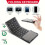 Wireless Silent Keyboard with Touchpad, Compatible with MacBook PC Android iOS, Foldable Portable Tri-Fold Design for Office Home Use 3