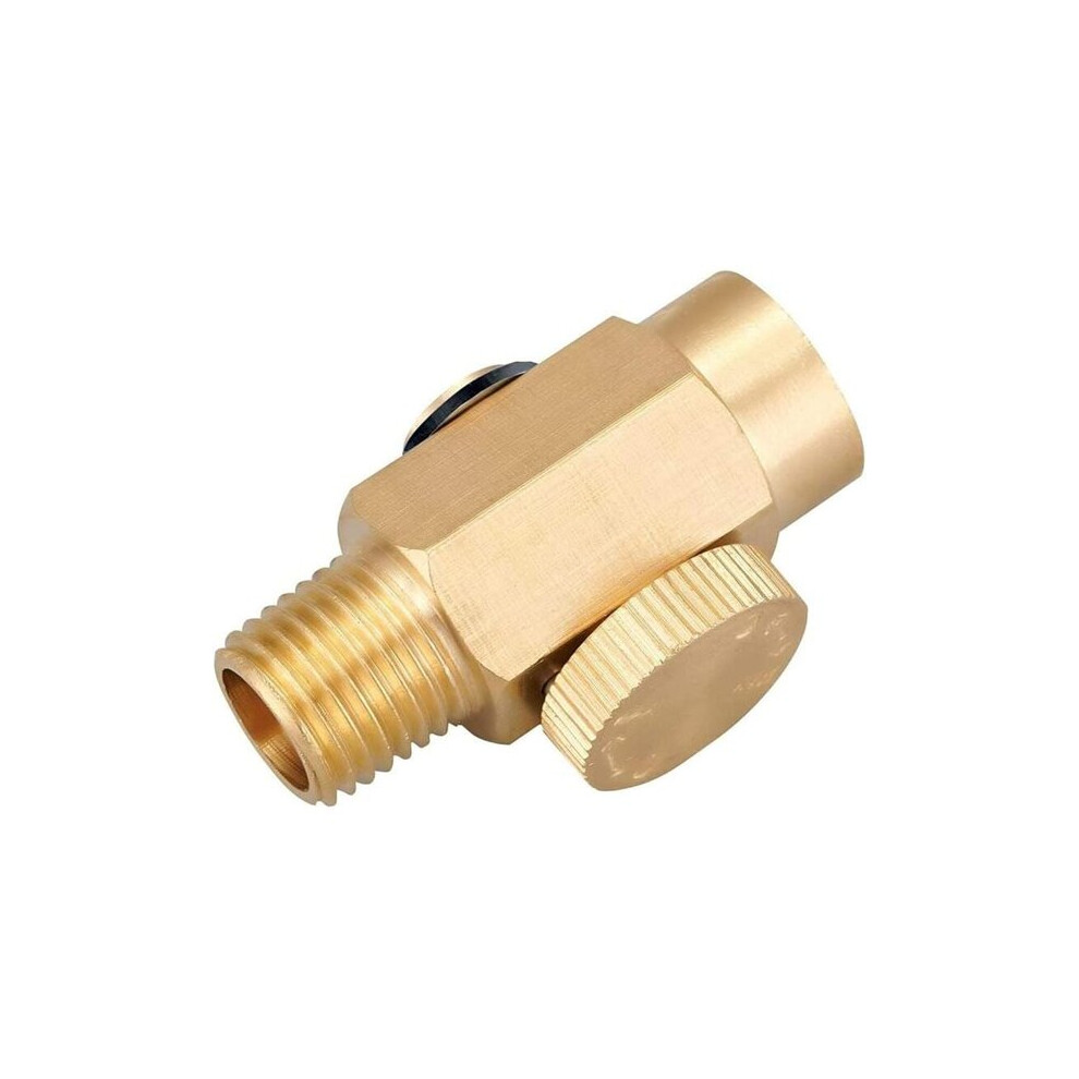 Brass Air Regulating Valve 1/4 Inch Npt, Corrosion Resistant For Constant Pressure In Pneumatic Systems And Compressors 6901508535848