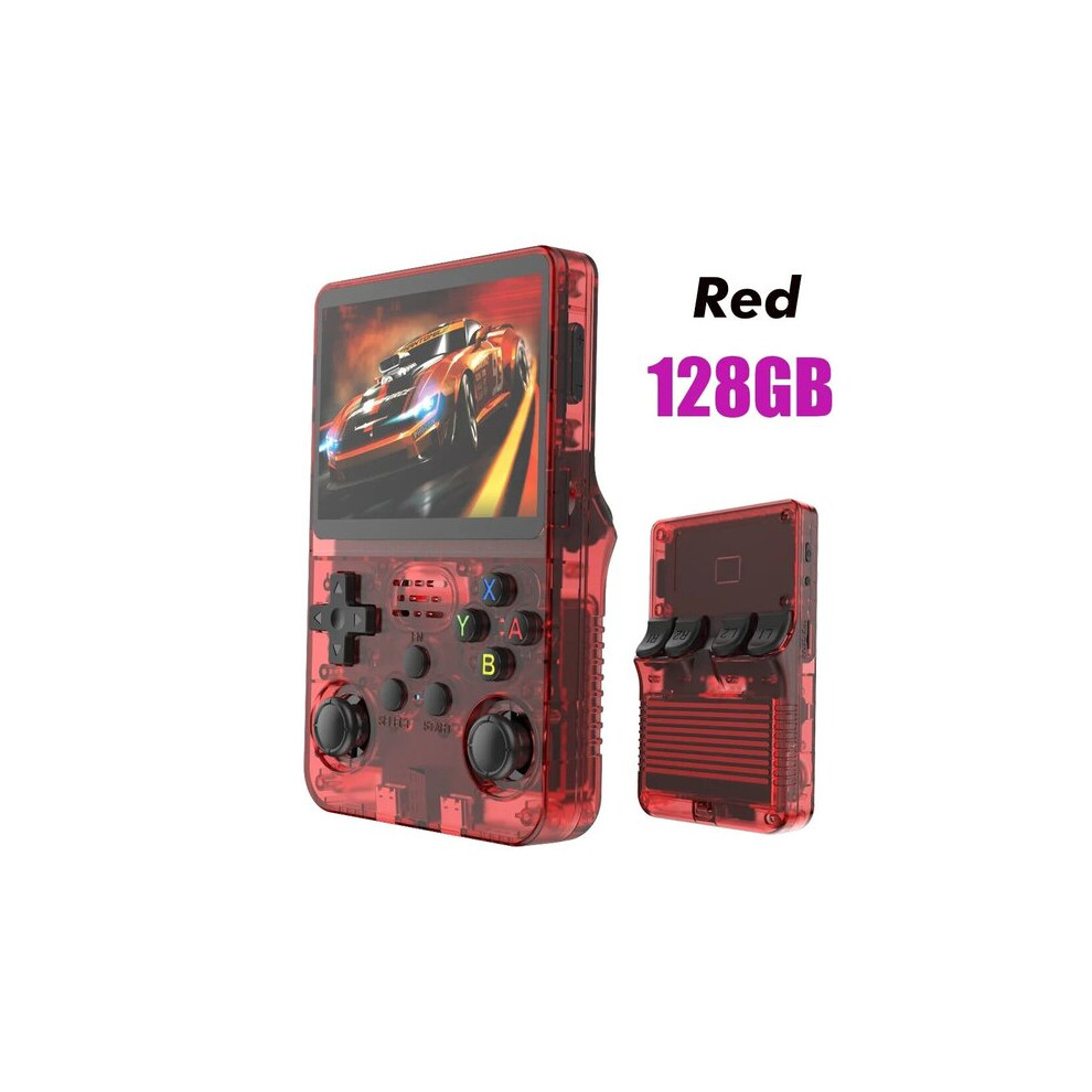 R36s Open Source Linux Retro Game Console, 3.5-Inch Ips Display, 15000 Pre-Installed Classic Games, 128Gb Memory, Multi-Language Support 6901508538795