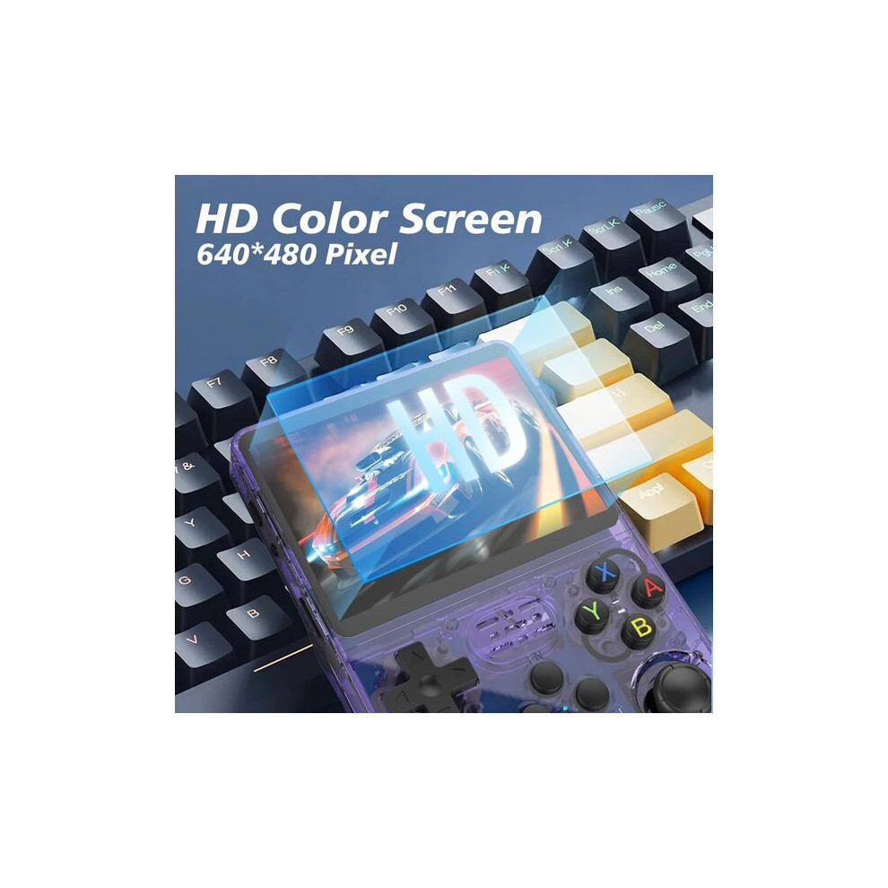 R36s Handheld Game Console 128Gb, 3.5-Inch Ips Oca Screen 8H Battery, Linux System With 20000+ Preloaded Games 6901508538191