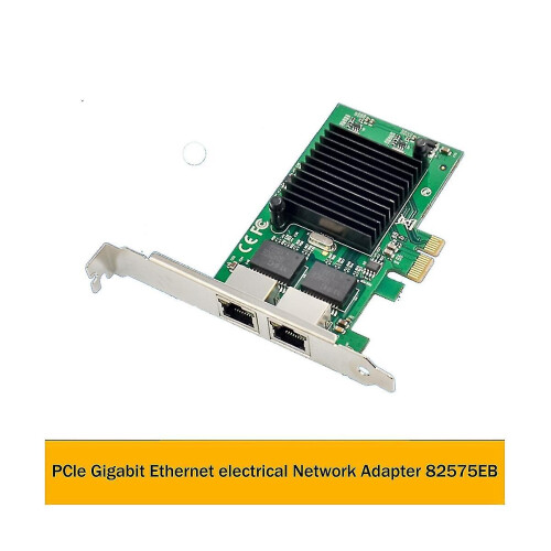 PCIe Network Adapter compatible with Intel 82575EB Controller, Dual Port with AVB Support for Professional Media Synchronisation 1